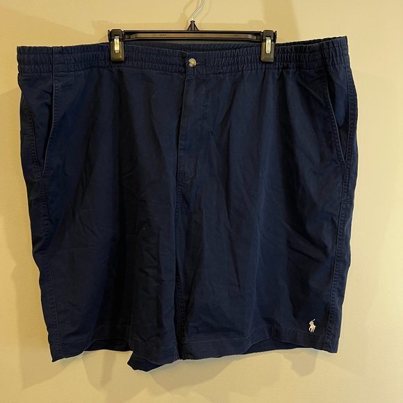 RALPH‎ LAUREN Blue Khaki Shorts (3XLT) - Picture 2 of 7